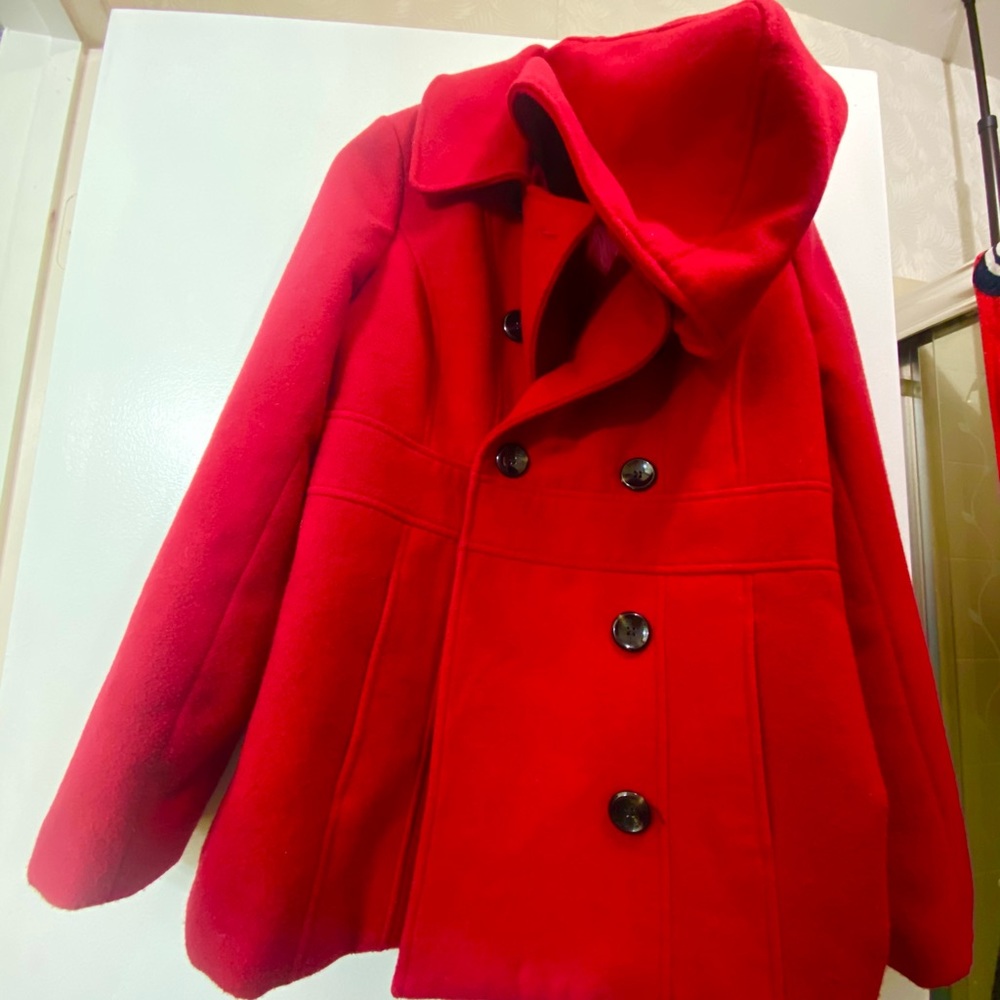 Style & Co - Red wool coat - Picture 4 of 6